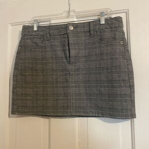 Plaid Mini Skirt